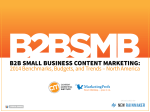 B2B Small Business Content Marketing: 2014