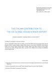 the italian contribution to the ioc global ocean science report - Dta-Cnr