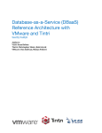 Database-as-a-Service (DBaaS) Reference Architecture with