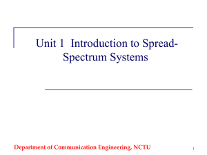 Unit 1 Introduction to Spread