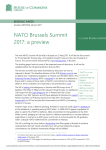 NATO Brussels Summit 2017: a preview