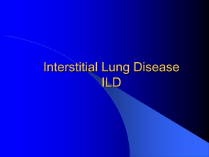 Interstitial lung Disease(ILD)