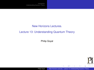 Understanding Quantum Theory