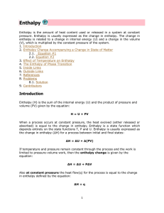 Enthalpy - Net Texts