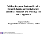 13th NCS_ Building Regional - Philippine Statistics Authority