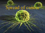 Spread of cancer