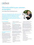 Effectively market to your customers and prospects
