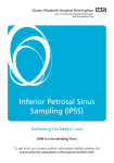 Inferior Petrosal Sinus Sampling (IPSS)