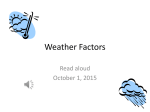 Weather Factors