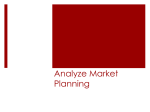 Analyze Market Planning - Joplin Business Department