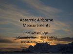 Antarctic airborne measurements