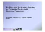 Profiling Java Applications Running on Embedded Devices with