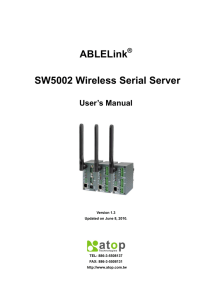 ABLELink SW5002 Wireless Serial Server
