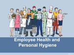 Employee Health and Personal Hygiene