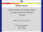 Stefan Greiving, ESPON Climate