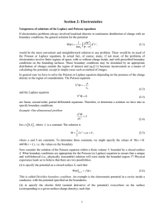 Section 2: Electrostatics