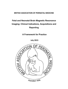 BAPM framework for fetal neonatal brain imaging_FINAL 010615 for