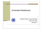 Middleware for Embedded Systems