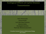 Ecological effects on Lyme disease transmission