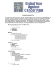 Treatment-Related Pain - International Association for the Study of