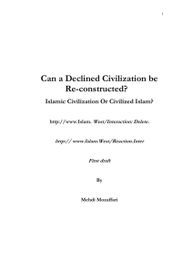 Can a Declined Civilization be Re