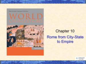 Chapter 10 Rome from City