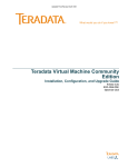 Teradata Virtual Machine Community Edition