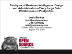 OSCON 2005: Terabytes of Business Intelligence