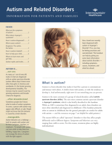Autism and Related Disorders