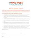Patient Cooperation Contract