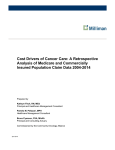 Cost Drivers of Cancer Care - Community Oncology Alliance
