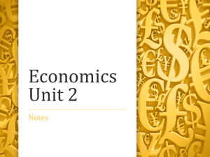 Economics Unit 1