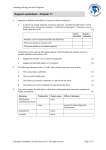 Support worksheet – Chapter 11 - Cambridge Resources for the IB
