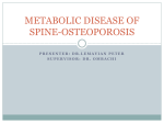 METABOLIC DISEASE OF SPINE