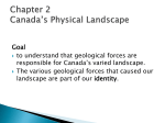 Chapter 2 Canada*s Physical Landscape
