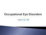 Occupational Eye Disorders