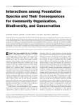 Interactions among Foundation Species and Their Consequences