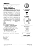 ADT7483A - Dual Channel Temperature Sensor and Over