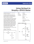 Using Verilog-A to Simplify a SPICE Netlist