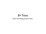 B+ Trees