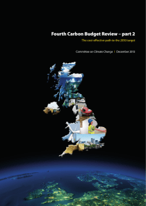 Fourth Carbon Budget Review – part 2