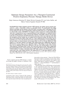 Optimum Design Parameters for a Therapist