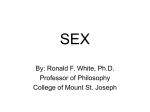 SEX - Mount St. Joseph University
