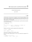 mutable lists and dictionaries 8