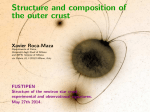 Structure and composition of the outer crust - (INFN)