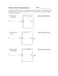 Worksheet - Basic Circuits and Ohm`s Law NAME