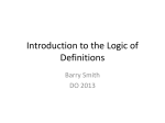 Logic of Definitions