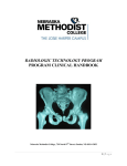 radiologic technology program program clinical handbook