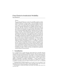 From Classical to Intuitionistic Probability 1 Introduction