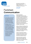 Communication - British Institute of Learning Disabilities